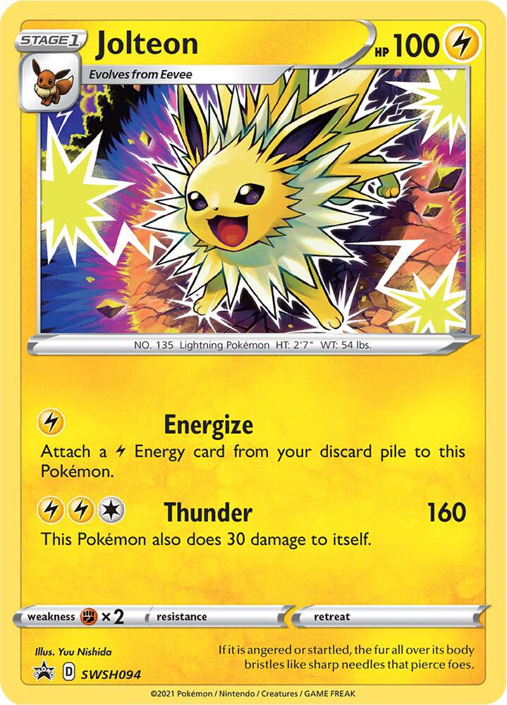 Jolteon - SWSH094 [SWSH: Sword & Shield Promo Cards] SWSH094