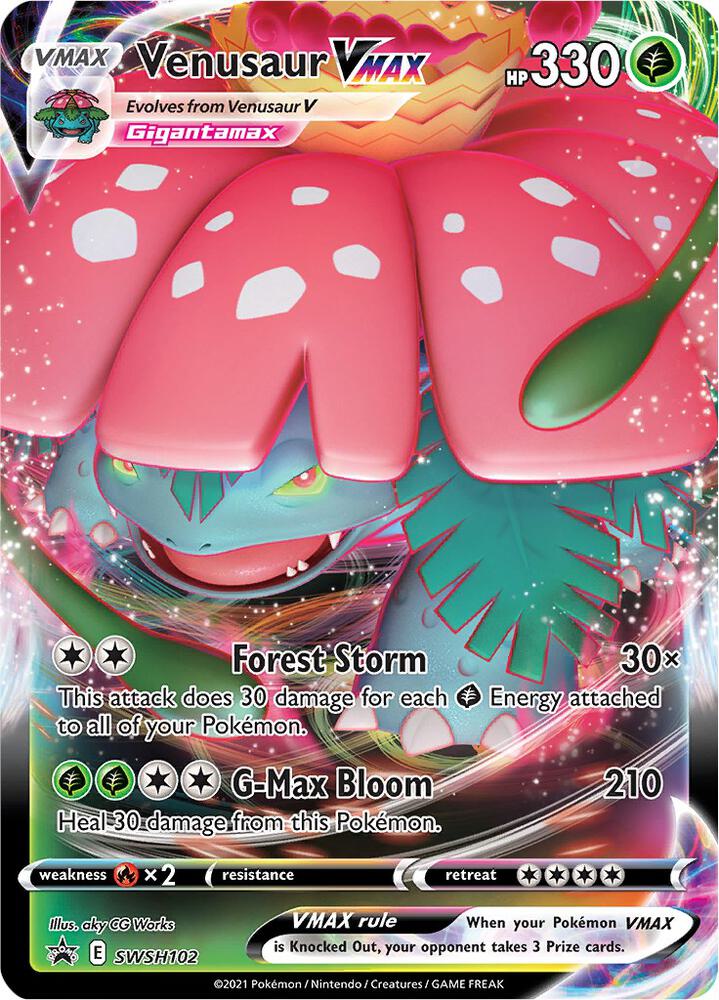 Venusaur VMAX - SWSH102 [SWSH: Sword & Shield Promo Cards] SWSH102
