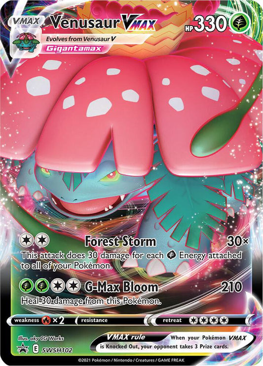 Venusaur VMAX - SWSH102 [SWSH: Sword & Shield Promo Cards] SWSH102