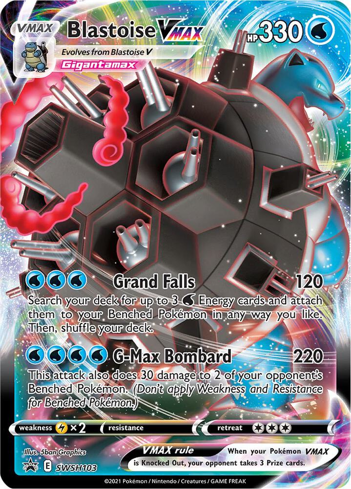 Blastoise VMAX - SWSH103 [SWSH: Sword & Shield Promo Cards] SWSH103