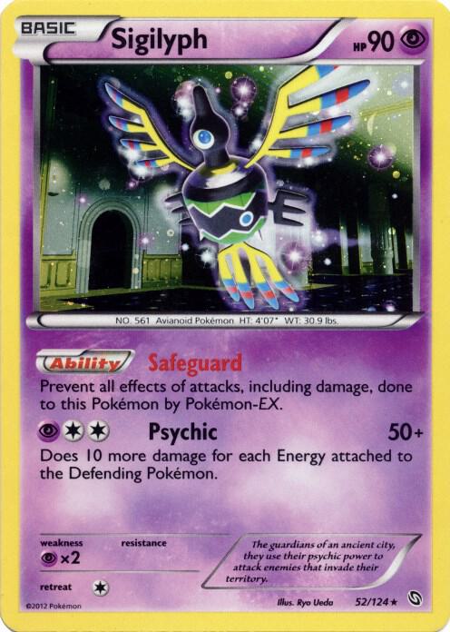 Sigilyph - 52/124 (Cosmos Holo) [Blister Exclusives] 052/124
