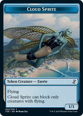 Cloud Sprite Token [Time Spiral: Remastered] 3