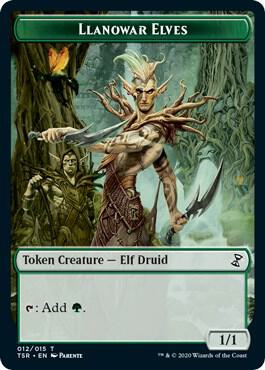Llanowar Elves Token [Time Spiral: Remastered] 12