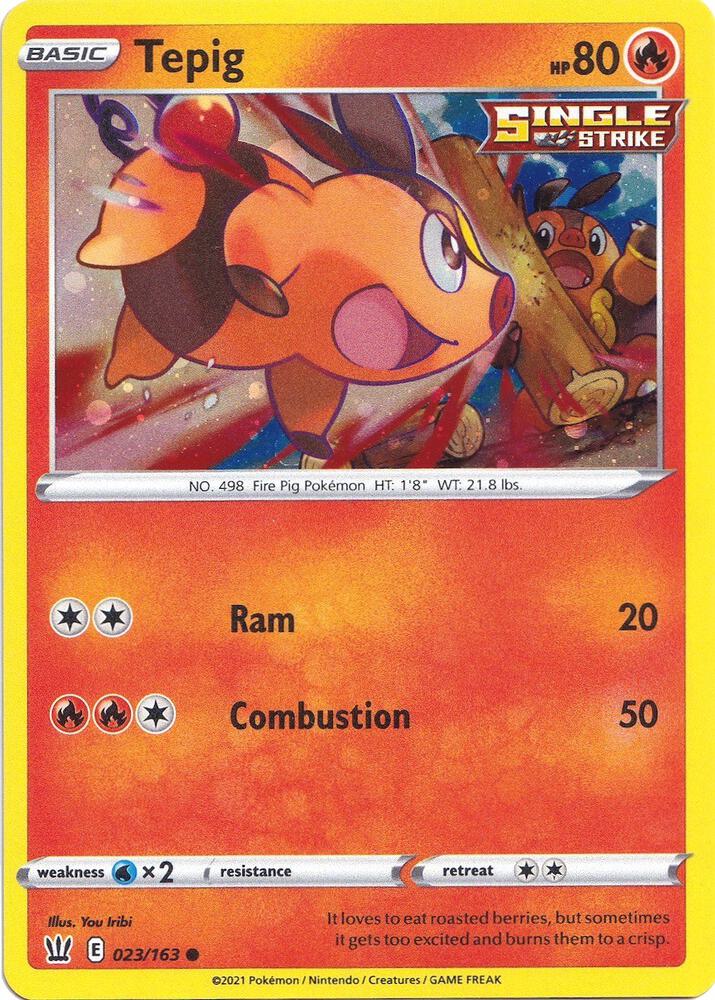 Tepig - 023/163 (Cosmos Holo) [Miscellaneous Cards & Products] 023/163