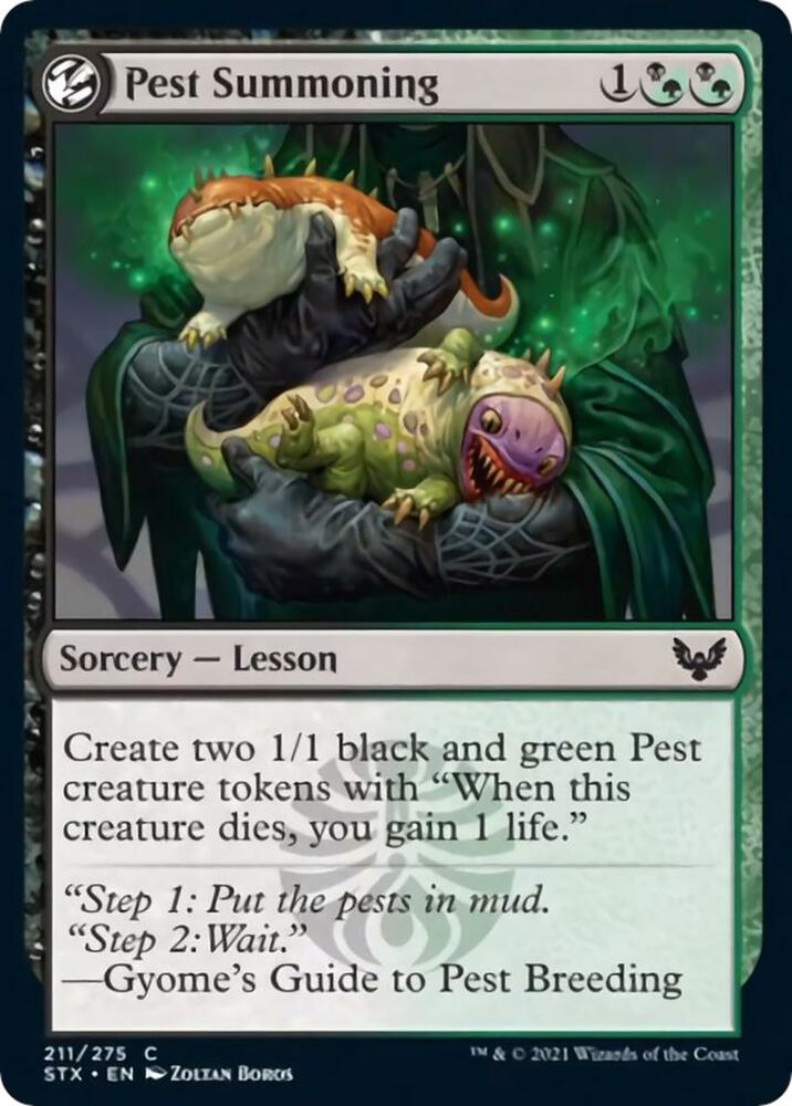 Pest Summoning [Strixhaven: School of Mages] 211