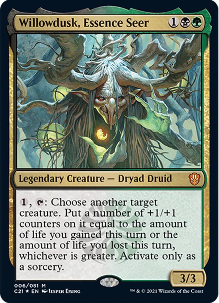 Willowdusk, Essence Seer [Commander 2021] 6
