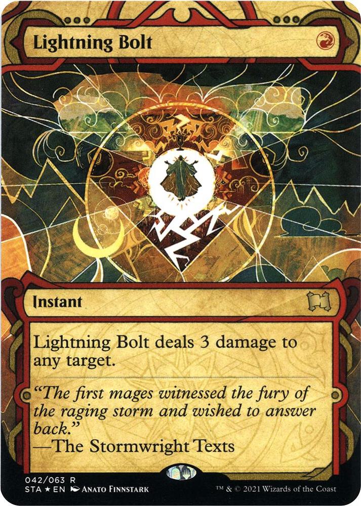 Lightning Bolt (Foil Etched) [Strixhaven: Mystical Archive] 42