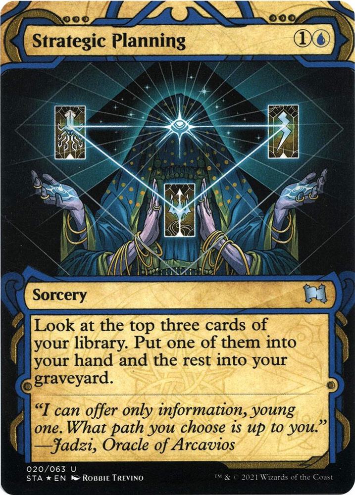Strategic Planning (Foil Etched) [Strixhaven: Mystical Archive] 20