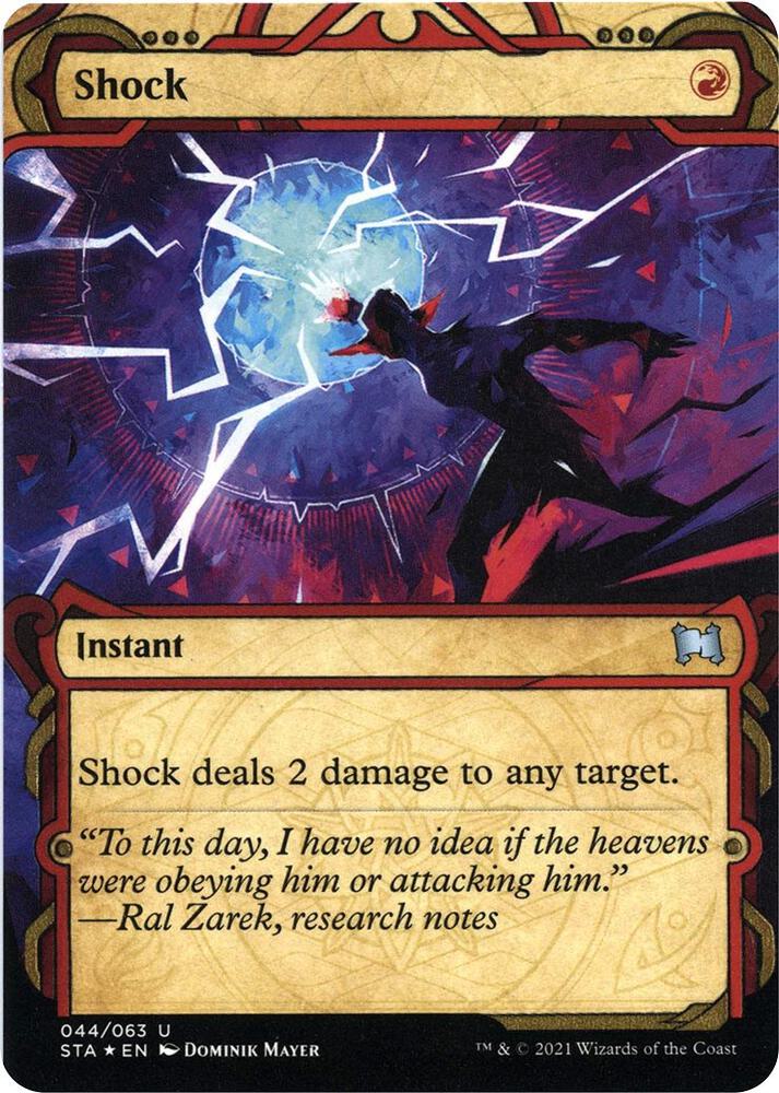 Shock (Foil Etched) [Strixhaven: Mystical Archive] 44