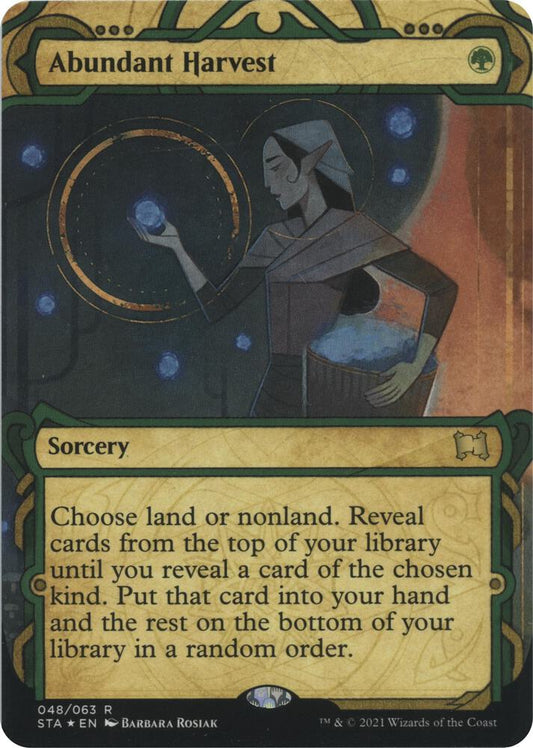 Abundant Harvest (Foil Etched) [Strixhaven: Mystical Archive] 48