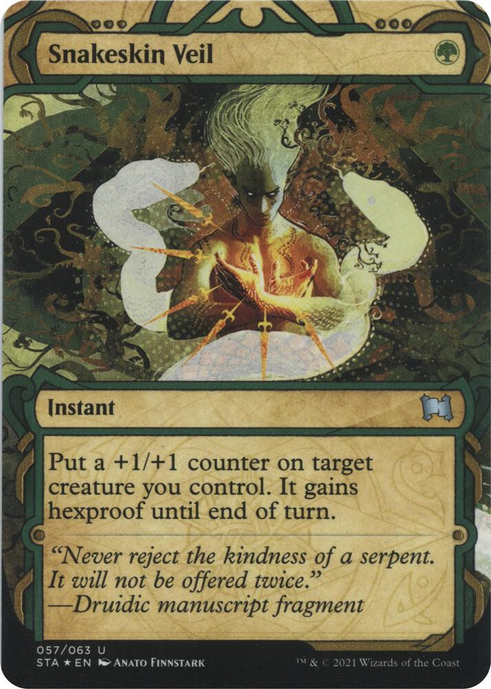 Snakeskin Veil (Foil Etched) [Strixhaven: Mystical Archive] 57