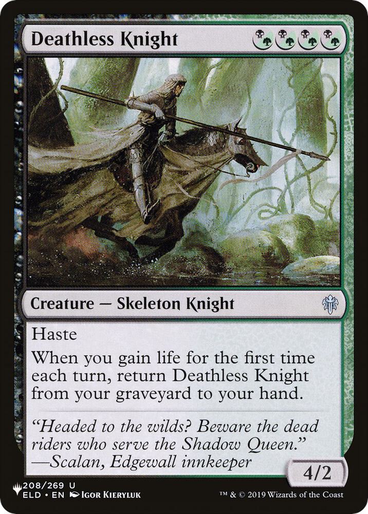 Deathless Knight [The List Reprints] 208/269