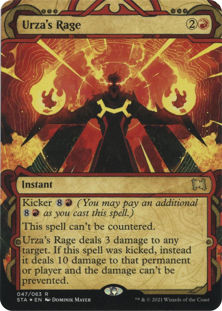 Urza's Rage (Foil Etched) [Strixhaven: Mystical Archive] 47