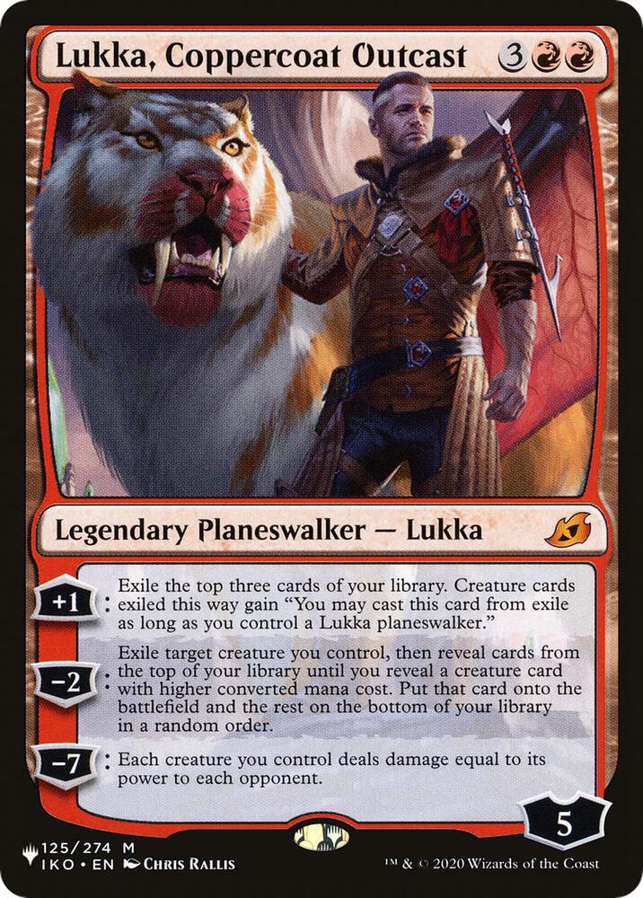 Lukka, Coppercoat Outcast [The List Reprints] 125/274