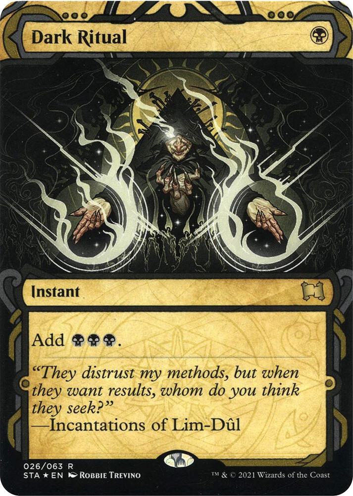 Dark Ritual (Foil Etched) [Strixhaven: Mystical Archive] 26