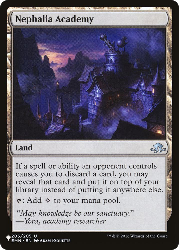 Nephalia Academy [The List Reprints] 205/205