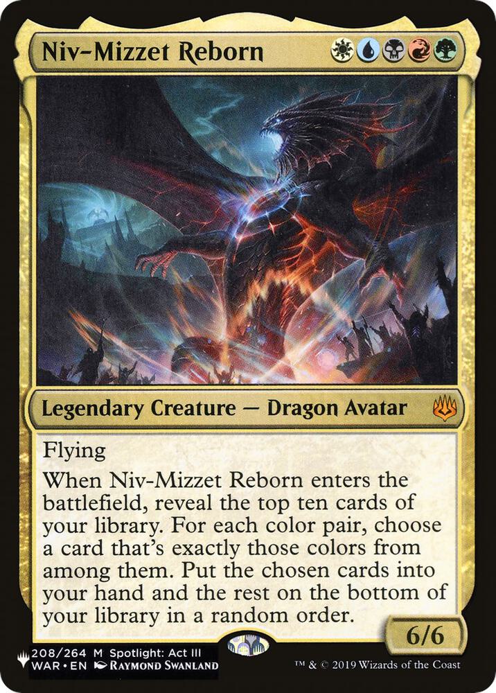 Niv-Mizzet Reborn [The List Reprints] 208/264