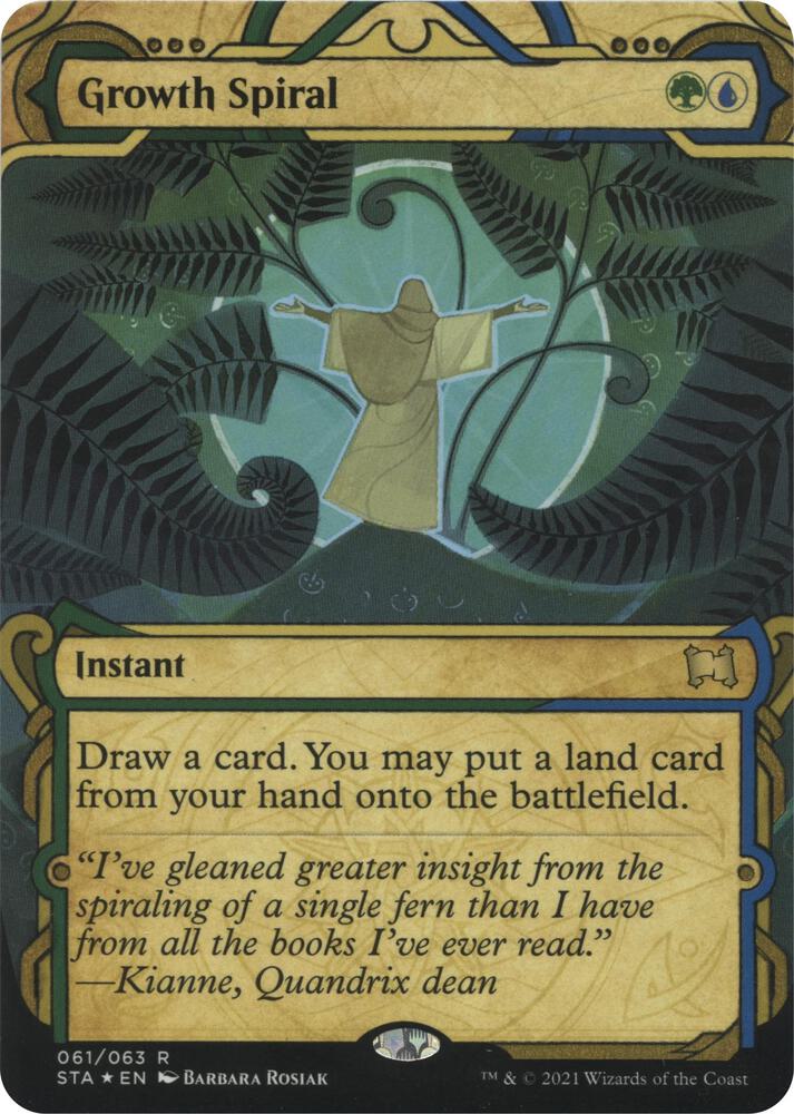Growth Spiral (Foil Etched) [Strixhaven: Mystical Archive] 61
