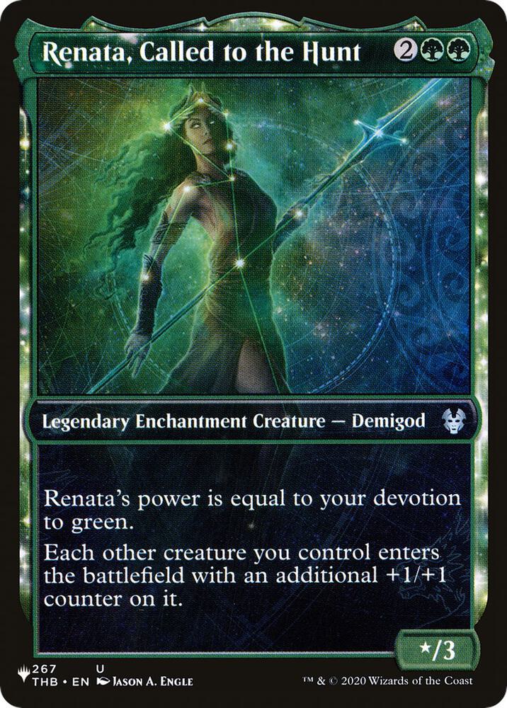 Renata, Called to the Hunt (Showcase) [The List Reprints] 267/254