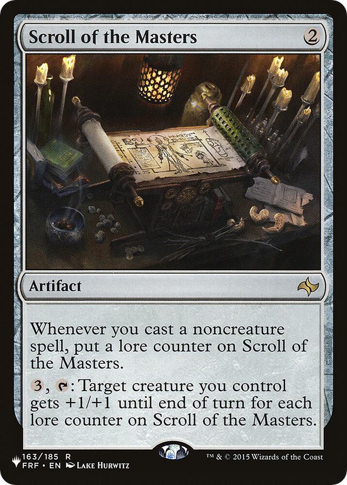 Scroll of the Masters [The List Reprints] 163/185