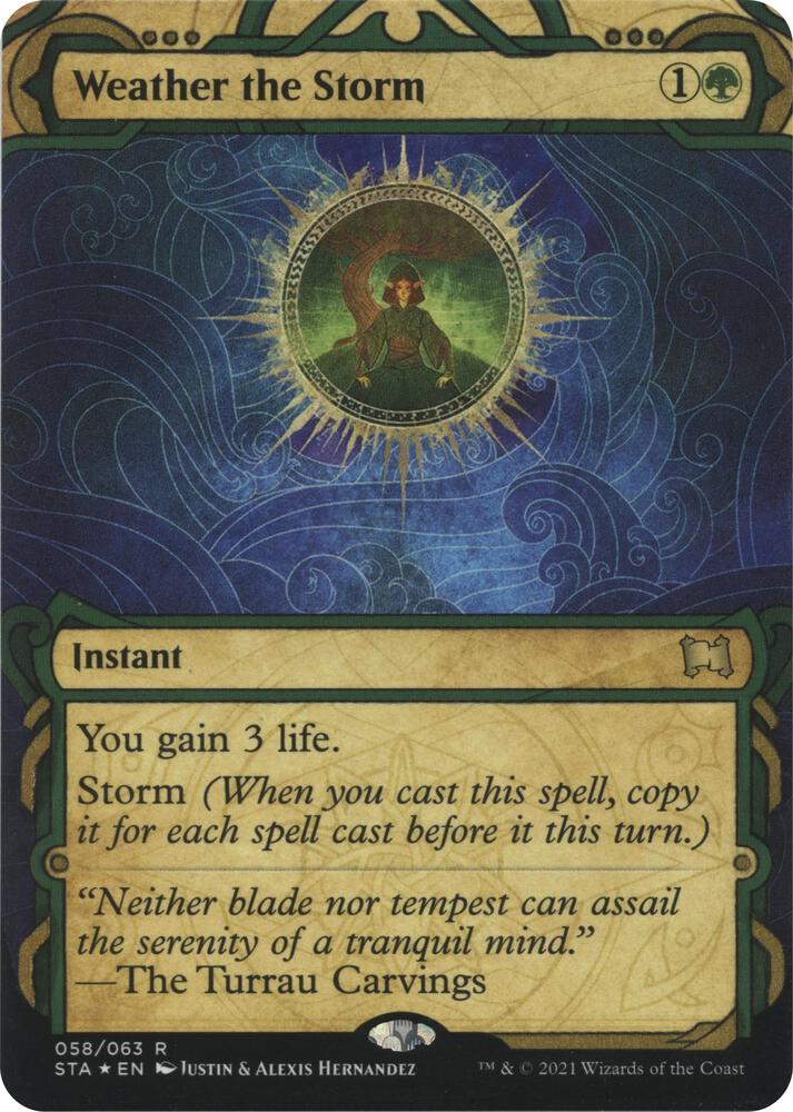 Weather the Storm (Foil Etched) [Strixhaven: Mystical Archive] 58