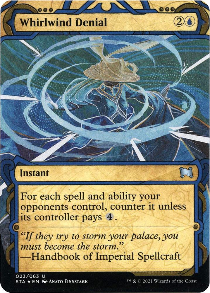 Whirlwind Denial (Foil Etched) [Strixhaven: Mystical Archive] 23