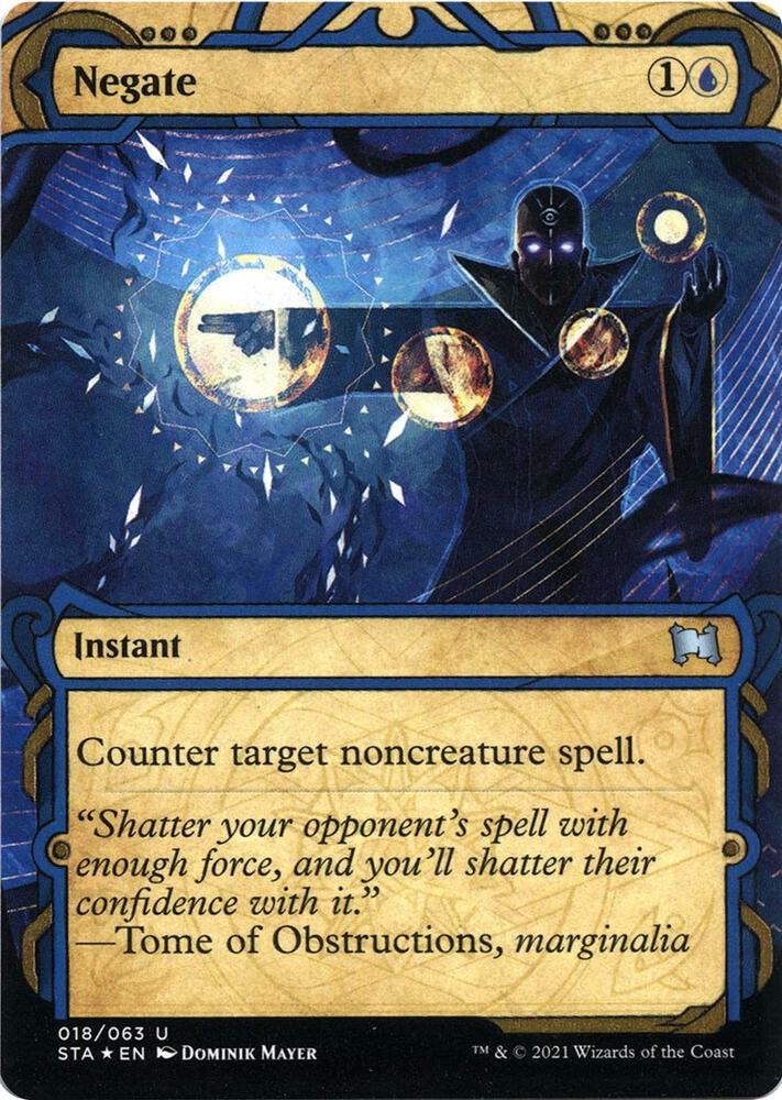 Negate (Foil Etched) [Strixhaven: Mystical Archive] 18