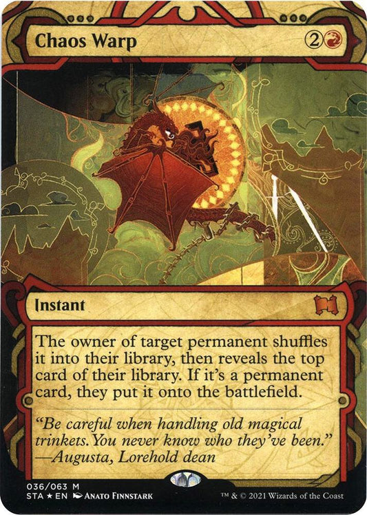 Chaos Warp (Foil Etched) [Strixhaven: Mystical Archive] 36