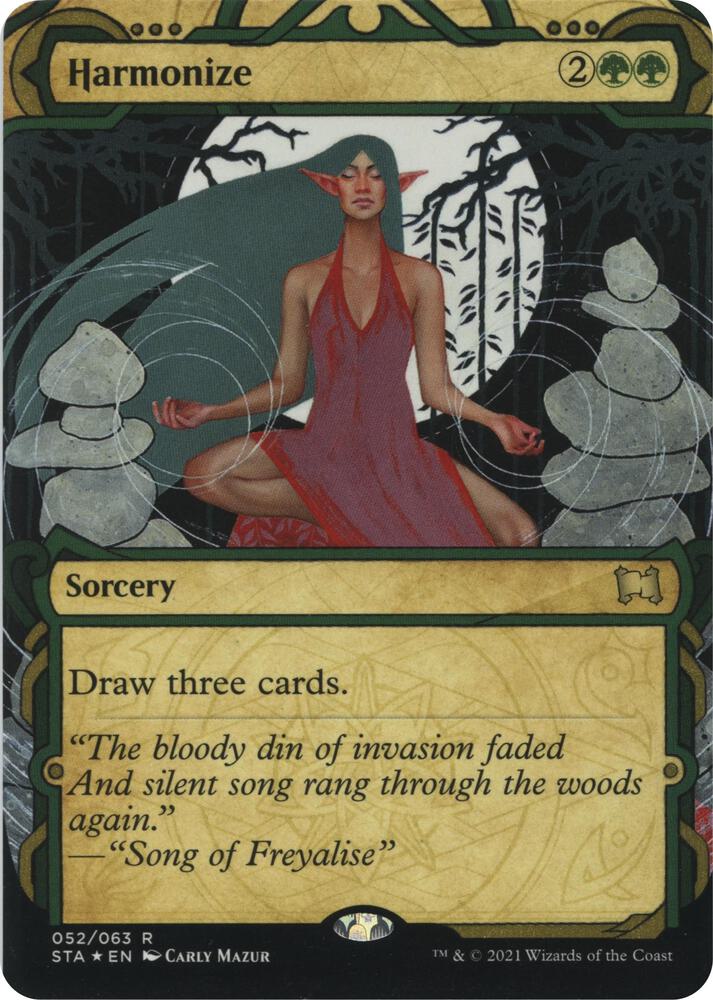 Harmonize (Foil Etched) [Strixhaven: Mystical Archive] 52
