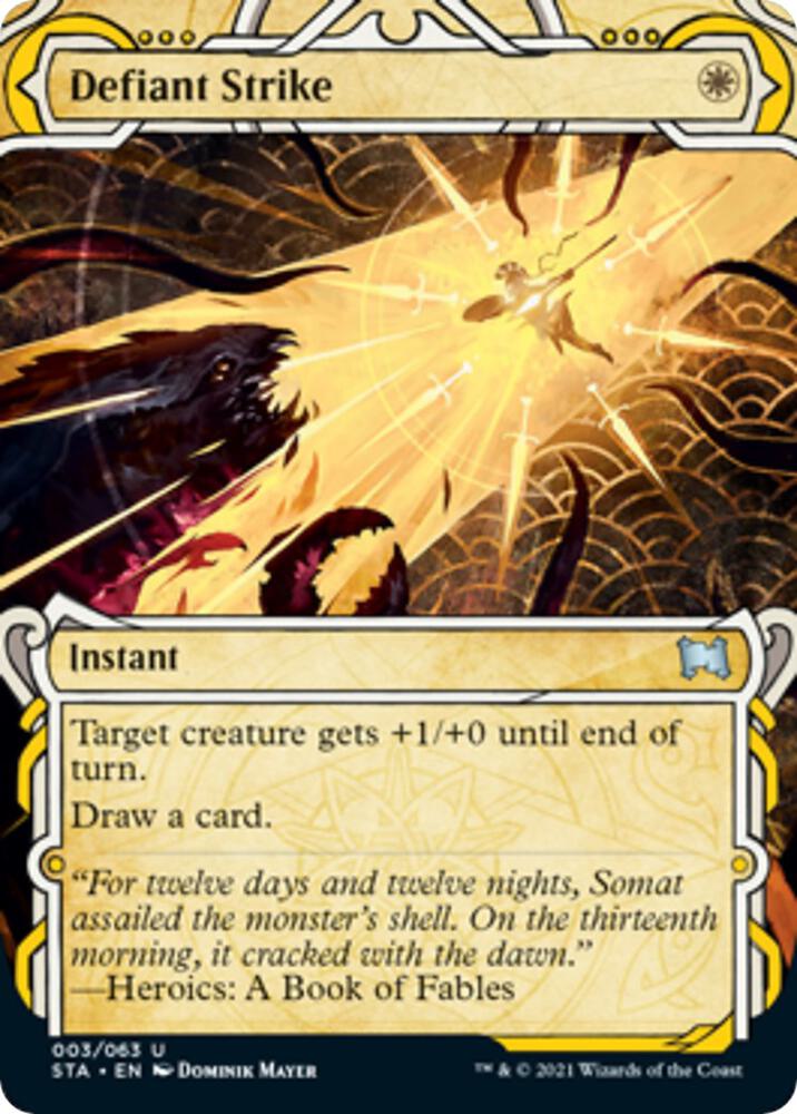 Defiant Strike [Strixhaven: Mystical Archive] 3