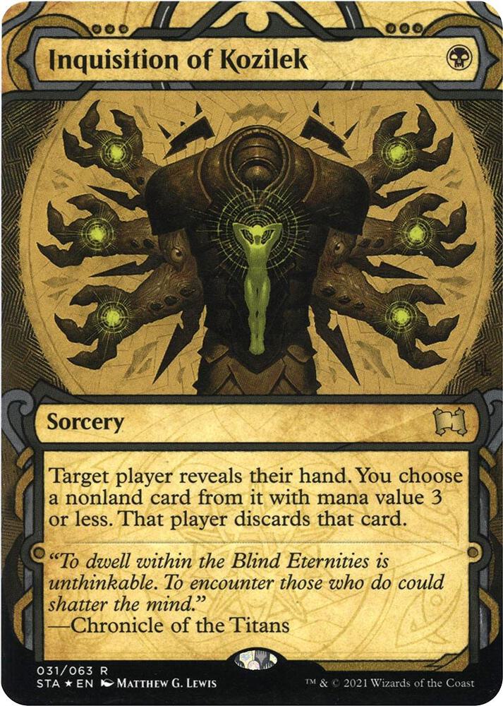 Inquisition of Kozilek (Foil Etched) [Strixhaven: Mystical Archive] 31