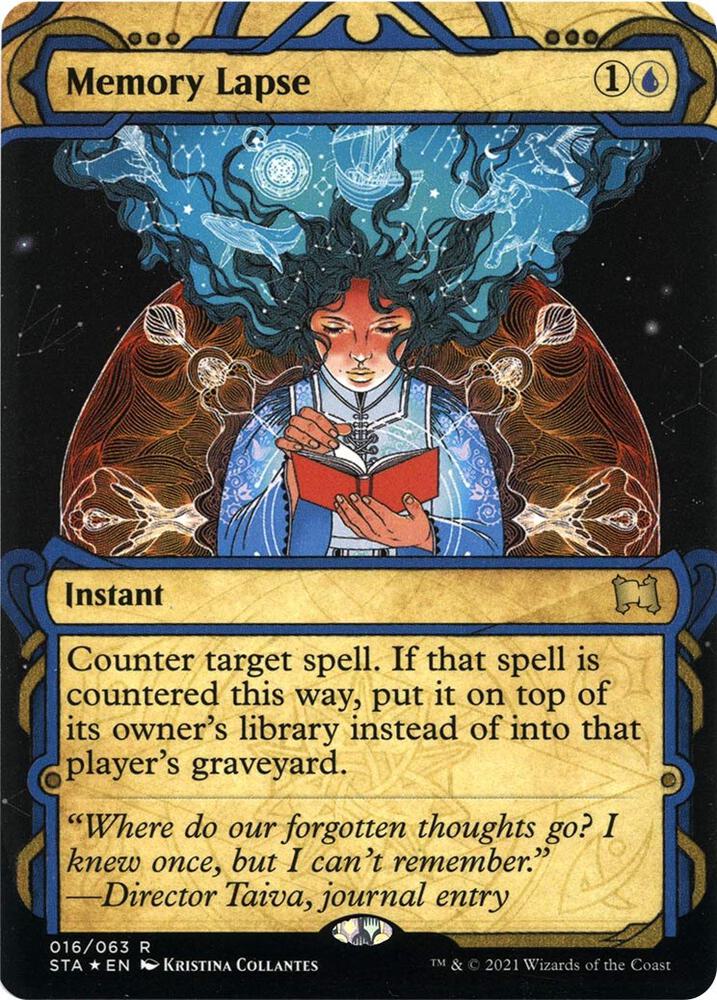 Memory Lapse (Foil Etched) [Strixhaven: Mystical Archive] 16