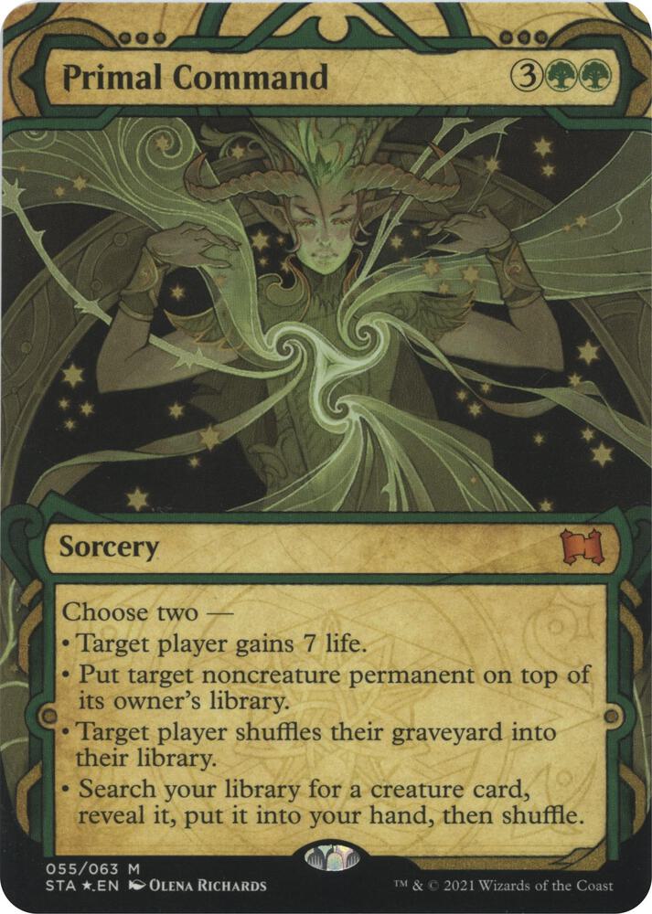 Primal Command (Foil Etched) [Strixhaven: Mystical Archive] 55