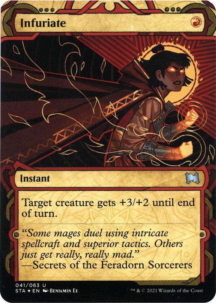 Infuriate (Foil Etched) [Strixhaven: Mystical Archive] 41