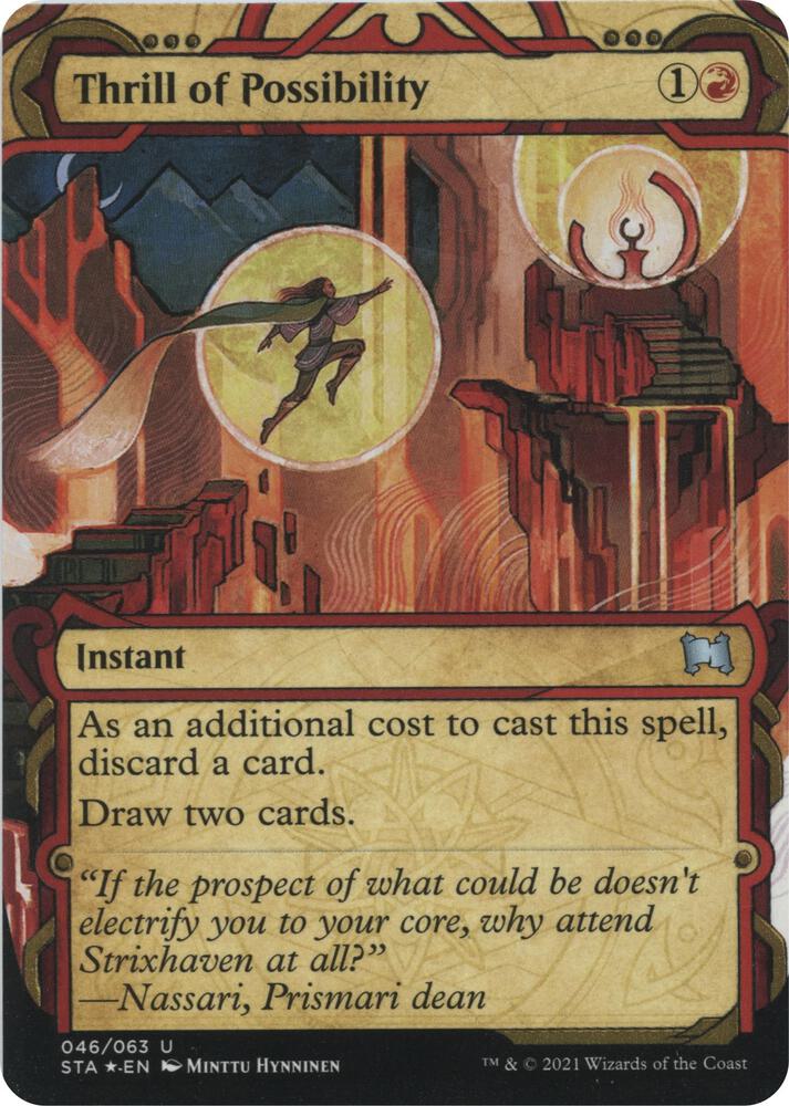 Thrill of Possibility (Foil Etched) [Strixhaven: Mystical Archive] 46