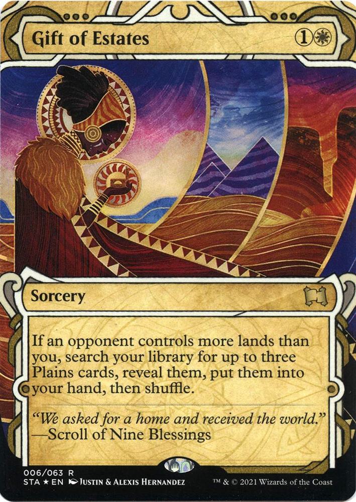 Gift of Estates (Foil Etched) [Strixhaven: Mystical Archive] 6