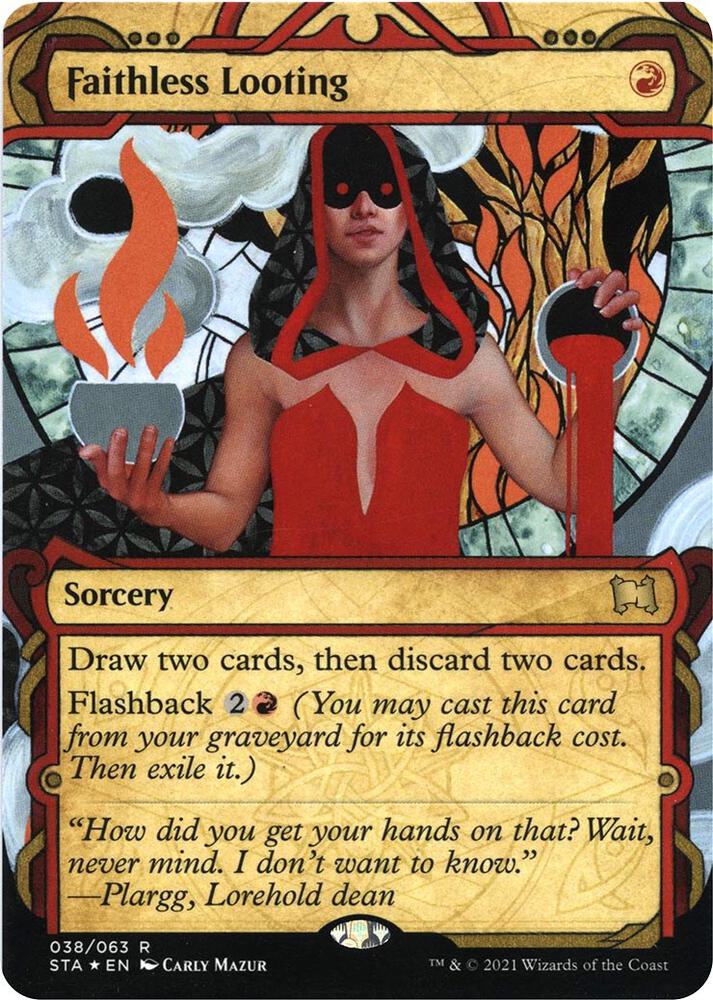 Faithless Looting (Foil Etched) [Strixhaven: Mystical Archive] 38