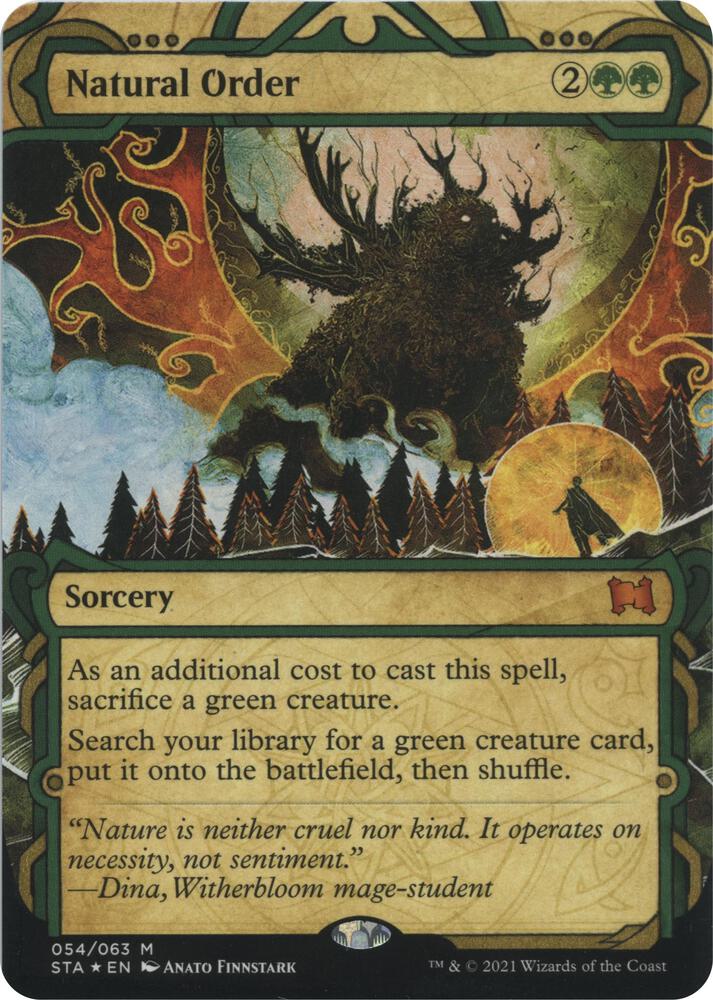 Natural Order (Foil Etched) [Strixhaven: Mystical Archive] 54