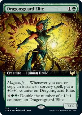 Dragonsguard Elite (Extended Art) [Strixhaven: School of Mages] 316