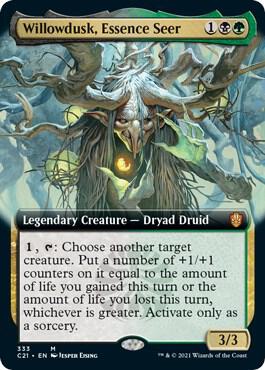 Willowdusk, Essence Seer (Extended Art) [Commander 2021] 333