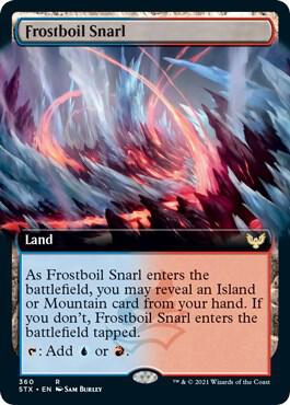 Frostboil Snarl (Extended Art) [Strixhaven: School of Mages] 360