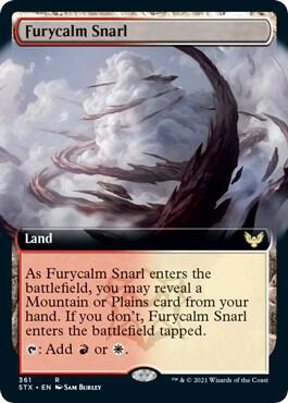 Furycalm Snarl (Extended Art) [Strixhaven: School of Mages] 361