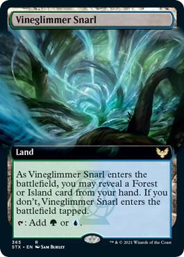 Vineglimmer Snarl (Extended Art) [Strixhaven: School of Mages] 365