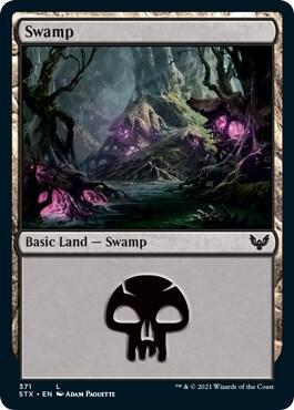 Swamp (371) [Strixhaven: School of Mages] 371