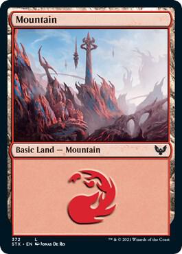 Mountain (372) [Strixhaven: School of Mages] 372