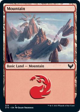 Mountain (373) [Strixhaven: School of Mages] 373