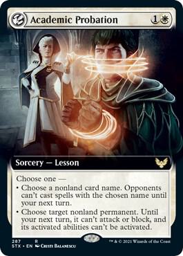 Academic Probation (Extended Art) [Strixhaven: School of Mages] 287