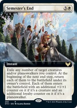 Semester's End (Extended Art) [Strixhaven: School of Mages] 292