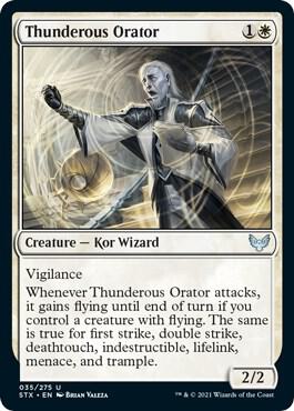 Thunderous Orator [Strixhaven: School of Mages] 35