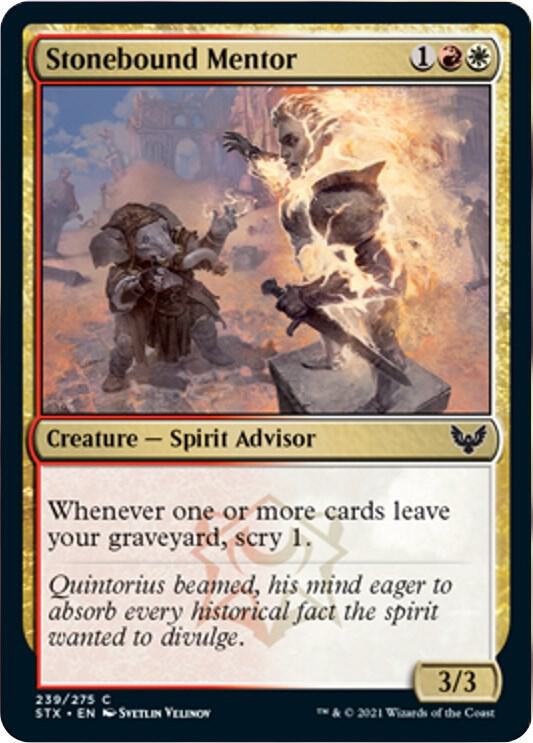 Stonebound Mentor [Strixhaven: School of Mages] 239